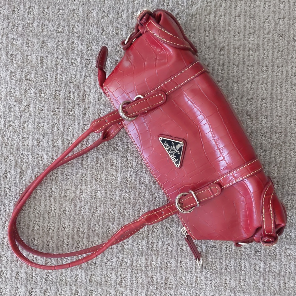 Prada Red Shoulder Bag